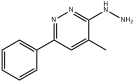 (4-Methyl-6-phenyl-pyridazin-3-yl)-hydrazine Struktur