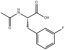 N-acetyl-3-fluoro- L-Phenylalanine Struktur