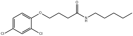 4-(2,4-dichlorophenoxy)-N-pentylbutanamide Struktur