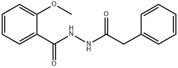 2-methoxy-N'-(phenylacetyl)benzohydrazide Struktur