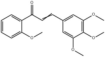 (2E)-1-(2-methoxyphenyl)-3-(3,4,5-trimethoxyphenyl)prop-2-en-1-one Struktur