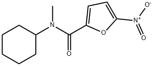 N-cyclohexyl-N-methyl-5-nitrofuran-2-carboxamide Struktur