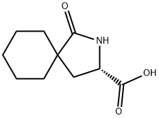 (3S)-1-oxo-2-azaspiro[4.5]decane-3-carboxylic acid Struktur