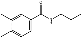 3,4-dimethyl-N-(2-methylpropyl)benzamide Struktur