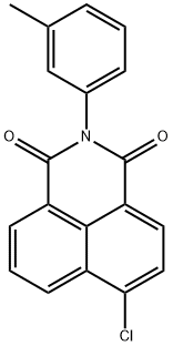 6-chloro-2-(m-tolyl)-1H-benzo[de]isoquinoline-1,3(2H)-dione Struktur