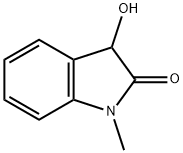 2H-Indol-2-one, 1,3-dihydro-3-hydroxy-1-methyl- Struktur