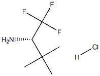 (2S)-1,1,1-trifluoro-3,3-dimethylbutan-2-amine:hydrochloride Struktur