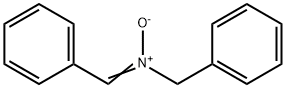 Benzenemethanamine,N-(phenylmethylene)-, N-oxide Struktur