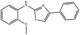 N-(2-methoxyphenyl)-4-phenylthiazol-2-amine Struktur