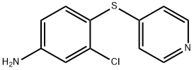 3-Chloro-4-(pyridin-4-ylsulfanyl)-phenylamine Struktur