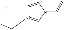 1-ethenyl-3-ethylimidazol-3-ium:iodide Struktur