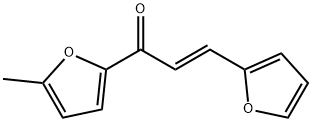 (2E)-3-(furan-2-yl)-1-(5-methylfuran-2-yl)prop-2-en-1-one Struktur