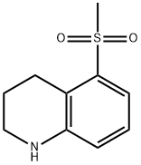 5-methanesulfonyl-1,2,3,4-tetrahydroquinoline Struktur