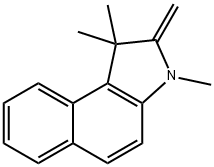 2,3-Dihydro-1,1,3-trimethyl-2-methylene-1H-benzo[e]indole Struktur