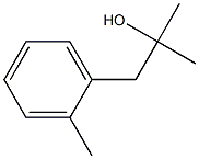 1-(2-Methylphenyl)-2-methyl-2-propanol Struktur