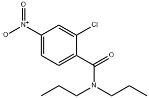 2-Chloro-4-nitro-N,N-di-n-propylbenzamide Struktur