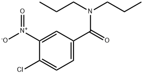 4-Chloro-3-nitro-N,N-di-n-propylbenzamide, 97% Struktur