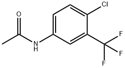 Acetamide, N-(4-chloro-3-(trifluoromethyl)phenyl)- Struktur