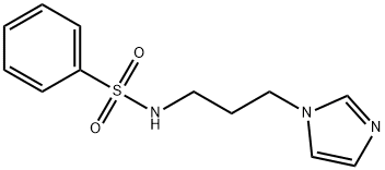 N-(3-imidazol-1-ylpropyl)benzenesulfonamide Struktur