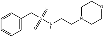 N-(2-morpholin-4-ylethyl)-1-phenylmethanesulfonamide Struktur