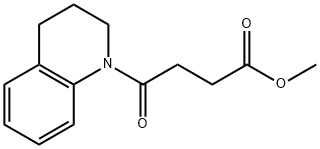 methyl 4-oxo-4-(1,2,3,4-tetrahydroquinolin-1-yl)butanoate Struktur