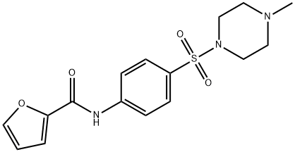 N-[4-(4-methylpiperazin-1-yl)sulfonylphenyl]furan-2-carboxamide Struktur