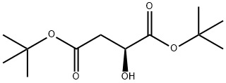 (S)-di-tert-butyl 2-hydroxysuccinate Struktur