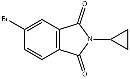 5-bromo-2-cyclopropylisoindole-1,3-dione Struktur