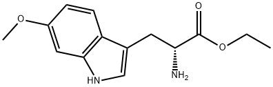 D-Tryptophan, 6-methoxy-, ethyl ester Struktur