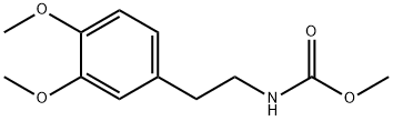 [2-(3,4-Dimethoxy-phenyl)-ethyl]-carbamic acid methyl ester Struktur