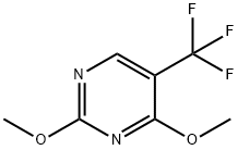 2,4-Dimethoxy-5-trifluoromethyl-pyrimidine Struktur