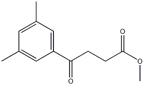 METHYL 4-(3,5-DIMETHYLPHENYL)-4-OXOBUTANOATE Struktur