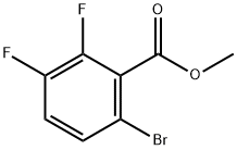 METHYL 6-BROMO-2,3-DIFLUOROBENZOATE Struktur