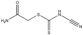 2-(cyanothiocarbamoylsulfanyl)acetamide Struktur