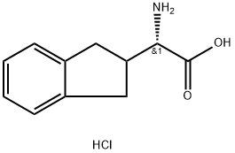 S-(2-Indanyl)glycine hydrochloride Struktur