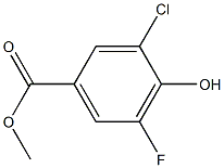 Methyl 3-chloro-5-fluoro-4-hydroxybenzoate Struktur