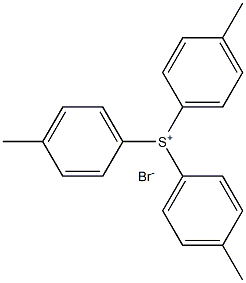 Sulfonium, tris(4-methylphenyl)-, bromide Struktur