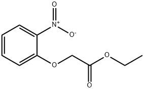 Acetic acid, (2-nitrophenoxy)-, ethyl ester Struktur