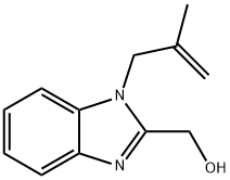 [1-(2-methylprop-2-en-1-yl)-1H-benzimidazol-2-yl]methanol Struktur