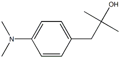 1-(4-(DIMETHYLAMINO)PHENYL)-2-METHYLPROPAN-2-OL Struktur