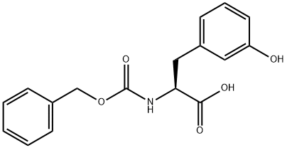 N-Cbz-L-3-hydroxy-Phenylalanine Struktur