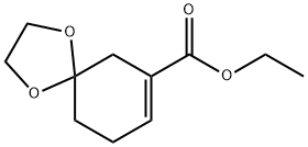 ethyl 1,4-dioxaspiro[4.5]dec-7-ene-7-carboxylate Struktur