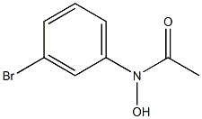 Acetamide, N-(3-bromophenyl)-N-hydroxy- Struktur