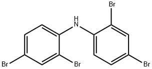 2,4-dibromo-N-(2,4-dibromophenyl)aniline Struktur