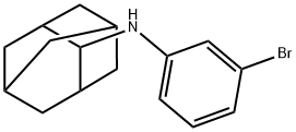 (1r,3r,5R,7R)-N-(3-bromophenyl)tricyclo[3.3.1.1~3,7~]decan-2-amine Struktur