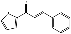 (2E)-3-phenyl-1-(thiophen-2-yl)prop-2-en-1-one Struktur