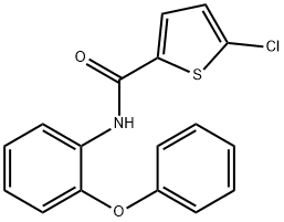 5-chloro-N-(2-phenoxyphenyl)thiophene-2-carboxamide Struktur