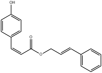 (E)-Cinnamyl-(Z)-p-coumarate Struktur