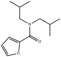 N,N-diisobutyl-2-furamide Struktur