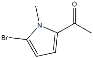 1-(5-Bromo-1-methyl-1H-pyrrol-2-yl)ethanone Struktur